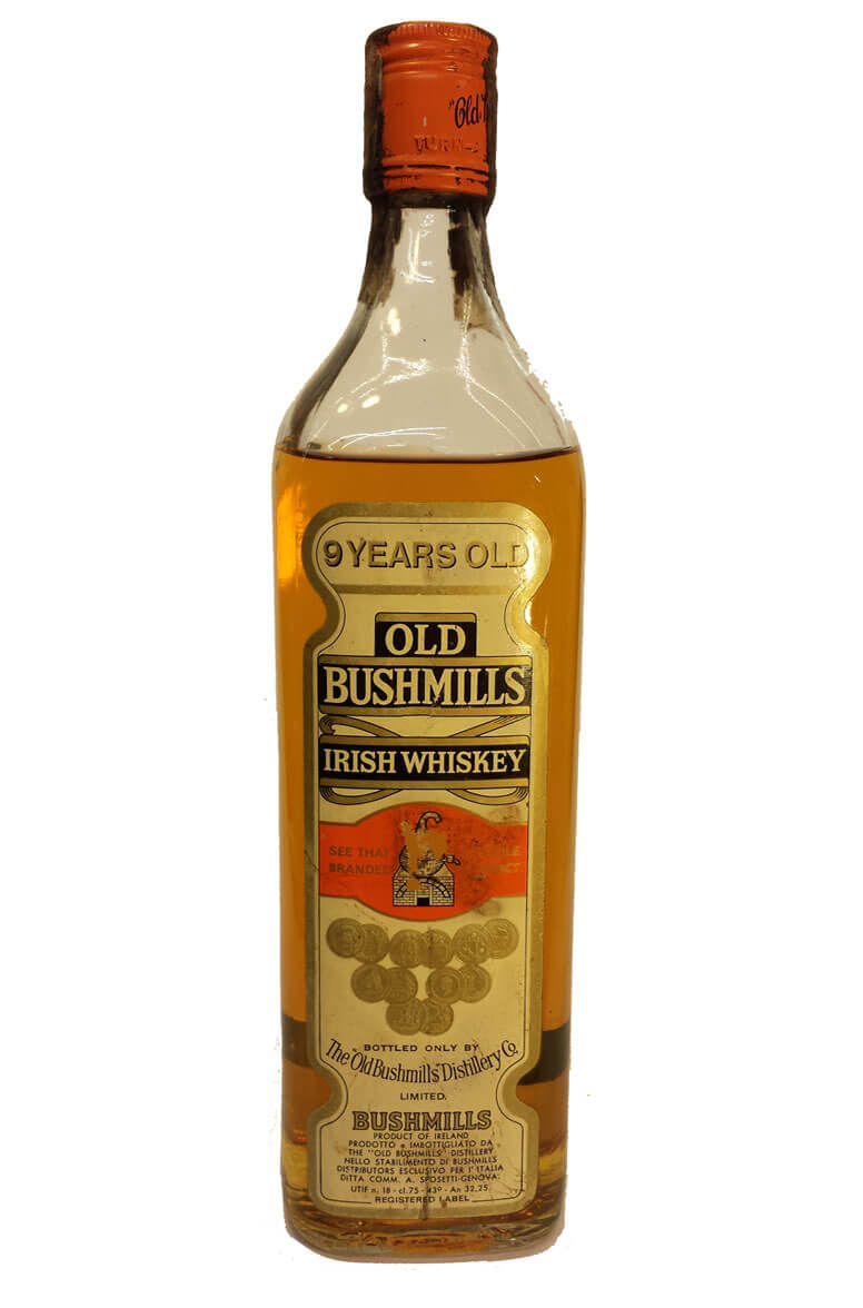 Old Bushmills Whiskey 9 Year Old
